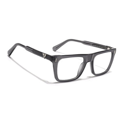 Voyage Glaze Grey Wayfarer Acetate Eyeglasses for Men & Women (FPK26026FMG8686)