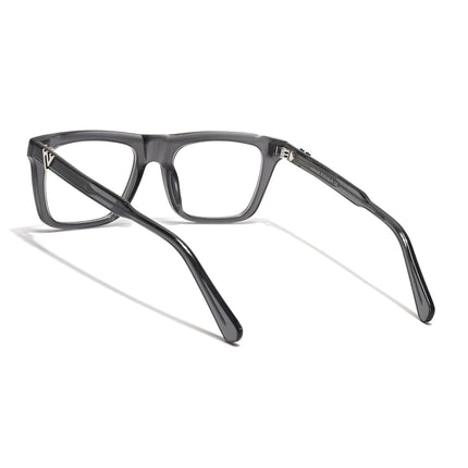 Voyage Glaze Grey Wayfarer Acetate Eyeglasses for Men & Women (FPK26026FMG8686)