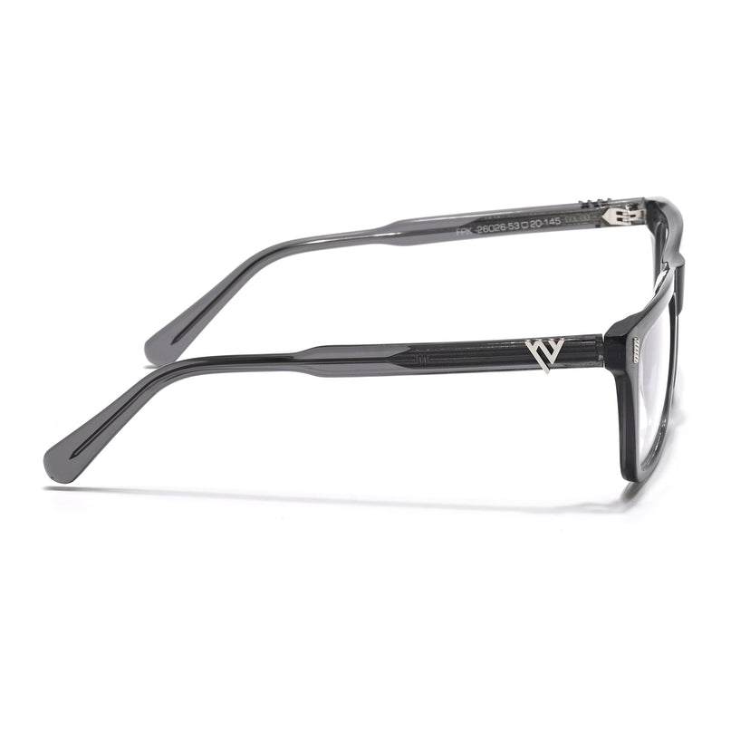 Voyage Glaze Grey Wayfarer Acetate Eyeglasses for Men & Women (FPK26026FMG8686)