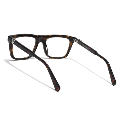 Voyage Glaze Demi Brown Wayfarer Acetate Eyeglasses for Men & Women (FPK26026FMG8687)