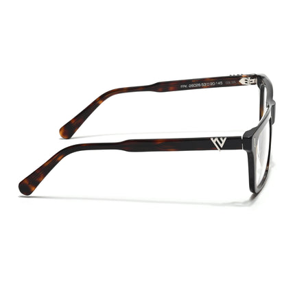 Voyage Glaze Demi Brown Wayfarer Acetate Eyeglasses for Men & Women (FPK26026FMG8687)