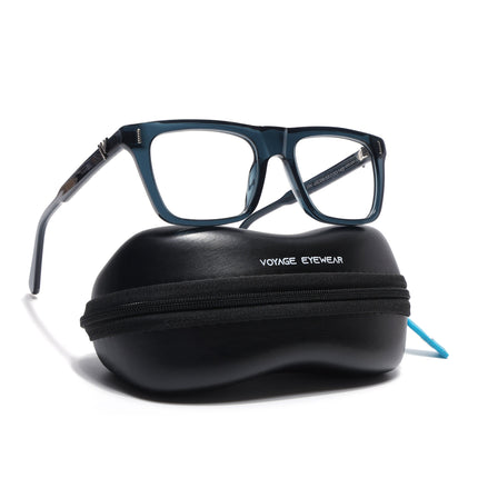 Voyage Glaze Sea Green Wayfarer Acetate Eyeglasses for Men & Women (FPK26026FMG8688)