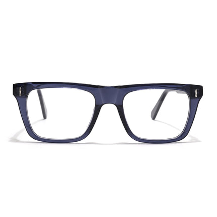 Voyage Glaze Blue Wayfarer Acetate Eyeglasses for Men & Women (FPK26026FMG8689)