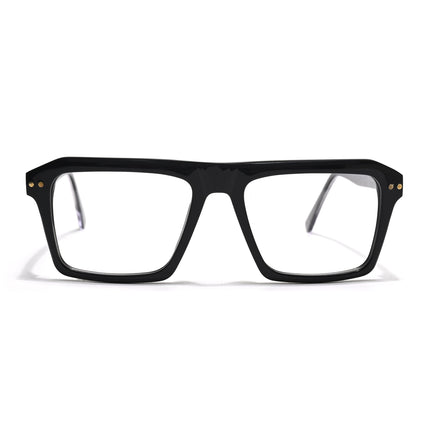 Voyage Glaze Black Wayfarer Acetate Eyeglasses for Men & Women (FPK26027FMG8640)