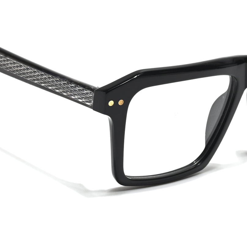 Voyage Glaze Black Wayfarer Acetate Eyeglasses for Men & Women (FPK26027FMG8640)