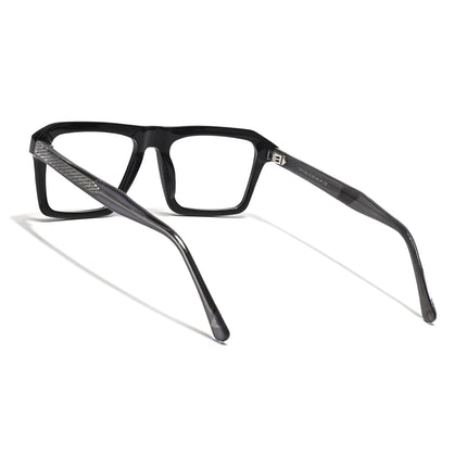 Voyage Glaze Black Wayfarer Acetate Eyeglasses for Men & Women (FPK26027FMG8640)