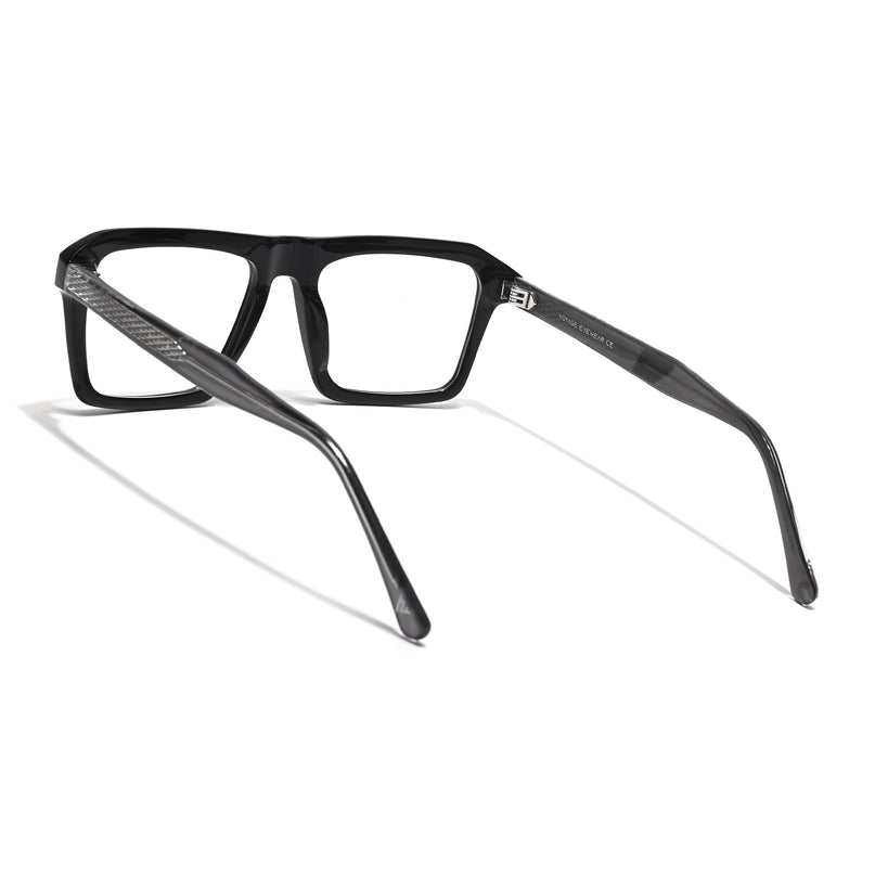 Voyage Glaze Black Wayfarer Acetate Eyeglasses for Men & Women (FPK26027FMG8640)