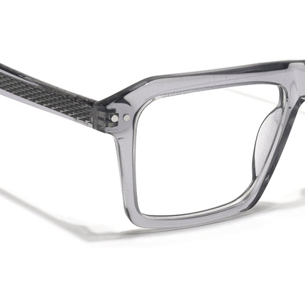 Voyage Glaze Grey Wayfarer Acetate Eyeglasses for Men & Women (FPK26027FMG8641)