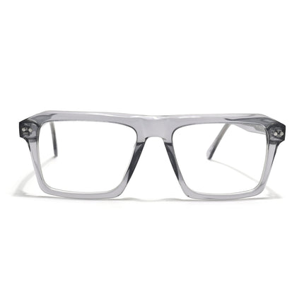 Voyage Glaze Grey Wayfarer Acetate Eyeglasses for Men & Women (FPK26027FMG8641)