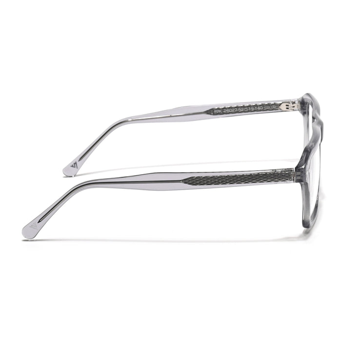 Voyage Glaze Grey Wayfarer Acetate Eyeglasses for Men & Women (FPK26027FMG8641)