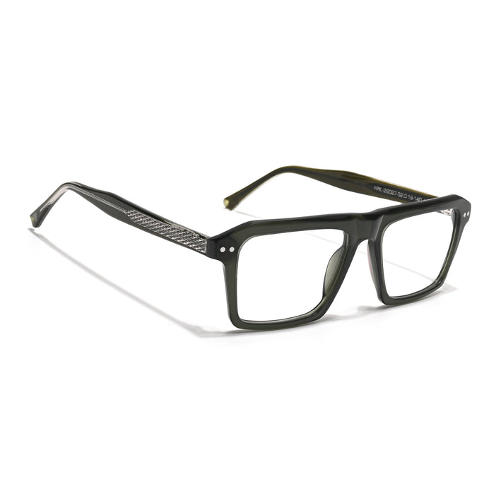 Voyage Glaze Green Wayfarer Acetate Eyeglasses for Men & Women (FPK26027FMG8643)