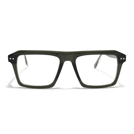 Voyage Glaze Green Wayfarer Acetate Eyeglasses for Men & Women (FPK26027FMG8643)