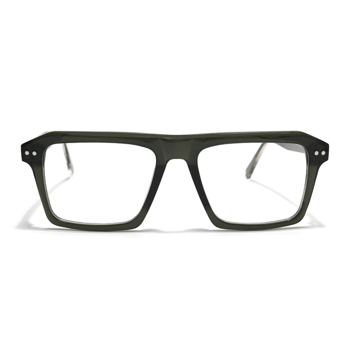 Voyage Glaze Green Wayfarer Acetate Eyeglasses for Men & Women (FPK26027FMG8643)