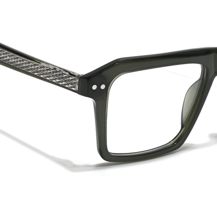Voyage Glaze Green Wayfarer Acetate Eyeglasses for Men & Women (FPK26027FMG8643)