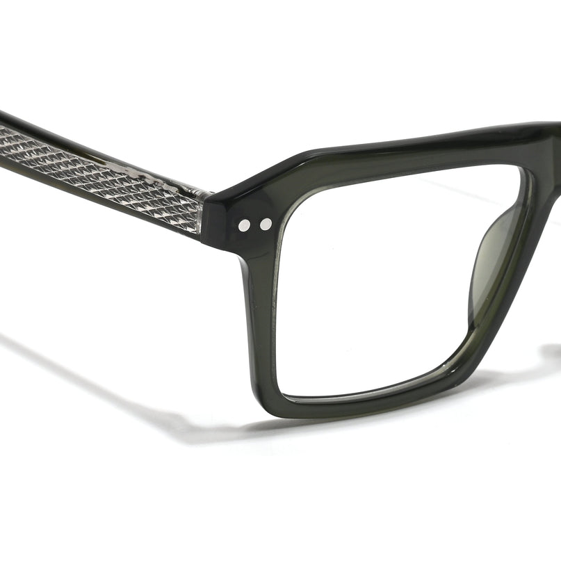 Voyage Glaze Green Wayfarer Acetate Eyeglasses for Men & Women (FPK26027FMG8643)
