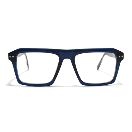 Voyage Glaze Blue Wayfarer Acetate Eyeglasses for Men & Women (FPK26027FMG8644)