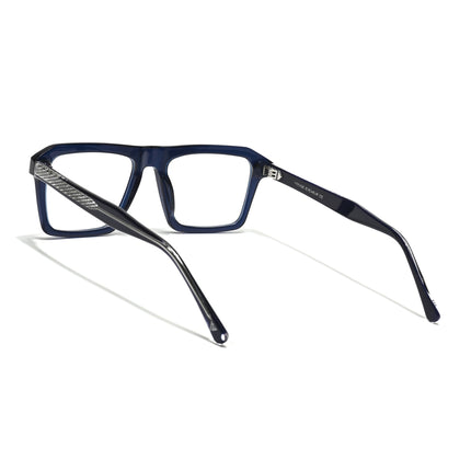 Voyage Glaze Blue Wayfarer Acetate Eyeglasses for Men & Women (FPK26027FMG8644)