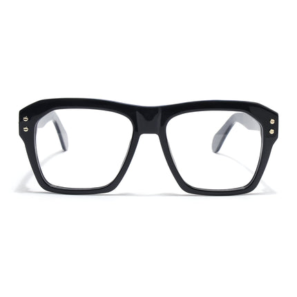 Voyage Glaze Black Wayfarer Acetate Eyeglasses for Men & Women (FPK26028FMG8675)