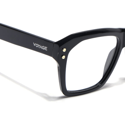 Voyage Glaze Black Wayfarer Acetate Eyeglasses for Men & Women (FPK26028FMG8675)