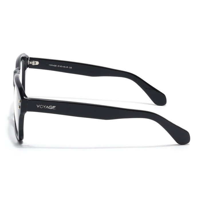 Voyage Glaze Black Wayfarer Acetate Eyeglasses for Men & Women (FPK26028FMG8675)