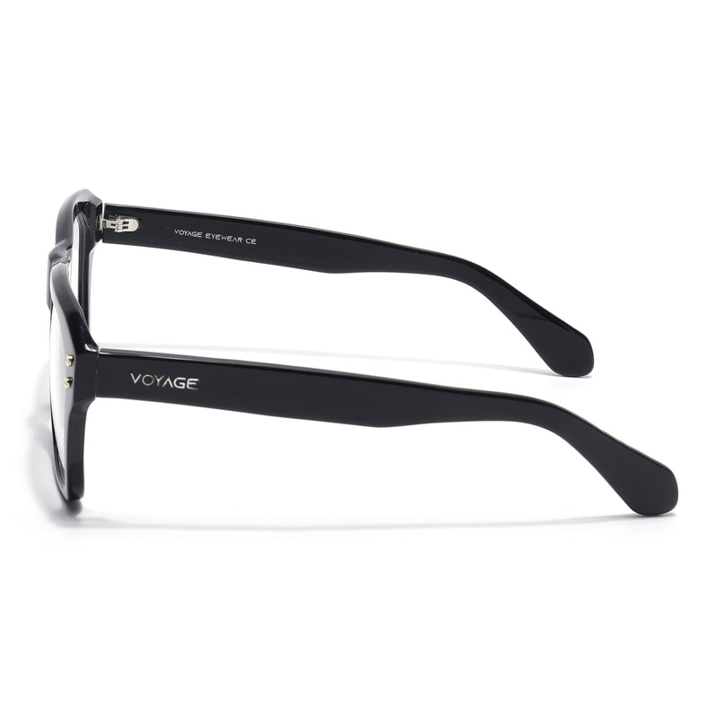 Voyage Glaze Black Wayfarer Acetate Eyeglasses for Men & Women (FPK26028FMG8675)