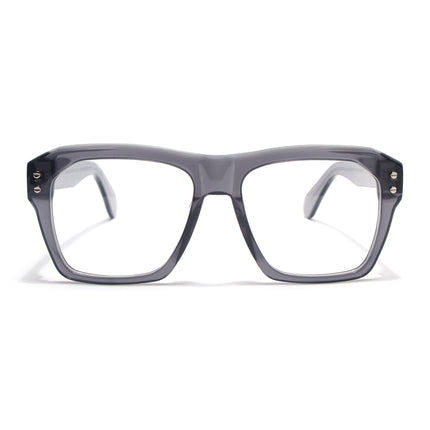 Voyage Glaze Grey Wayfarer Acetate Eyeglasses for Men & Women (FPK26028FMG8676)