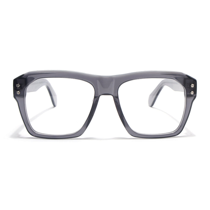 Voyage Glaze Grey Wayfarer Acetate Eyeglasses for Men & Women (FPK26028FMG8676)