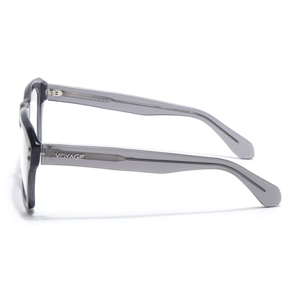 Voyage Glaze Grey Wayfarer Acetate Eyeglasses for Men & Women (FPK26028FMG8676)