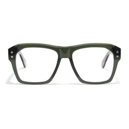 Voyage Glaze Green Wayfarer Acetate Eyeglasses for Men & Women (FPK26028FMG8678)