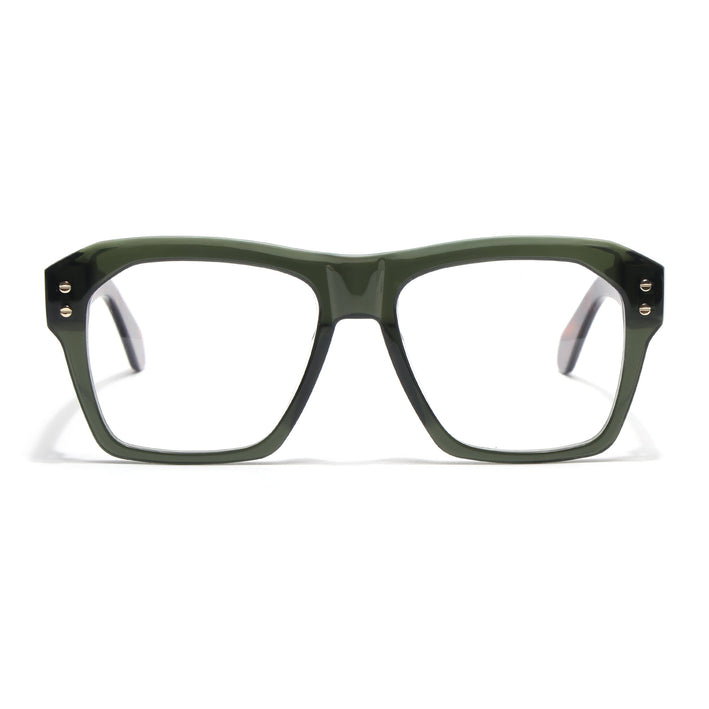 Voyage Glaze Green Wayfarer Acetate Eyeglasses for Men & Women (FPK26028FMG8678)