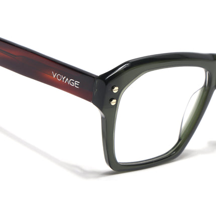 Voyage Glaze Green Wayfarer Acetate Eyeglasses for Men & Women (FPK26028FMG8678)