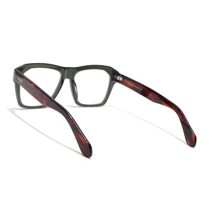 Voyage Glaze Green Wayfarer Acetate Eyeglasses for Men & Women (FPK26028FMG8678)
