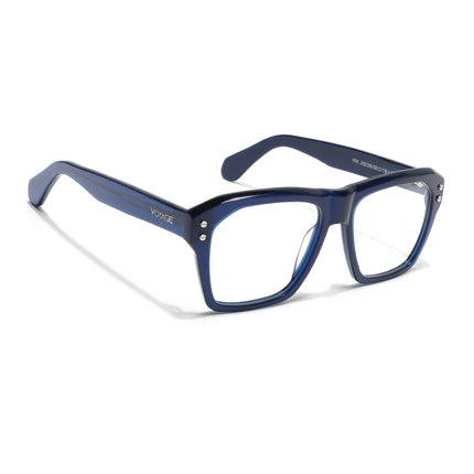 Voyage Glaze Blue Wayfarer Acetate Eyeglasses for Men & Women (FPK26028FMG8679)