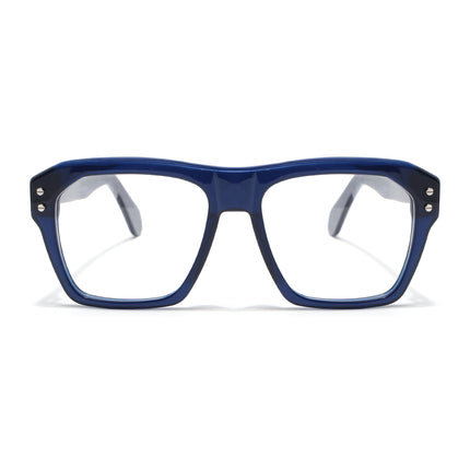 Voyage Glaze Blue Wayfarer Acetate Eyeglasses for Men & Women (FPK26028FMG8679)