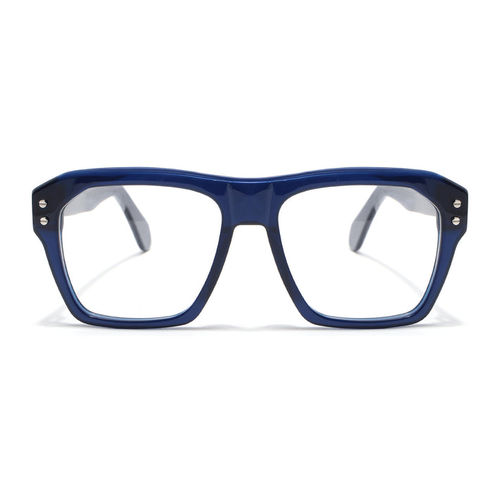 Voyage Glaze Blue Wayfarer Acetate Eyeglasses for Men & Women (FPK26028FMG8679)