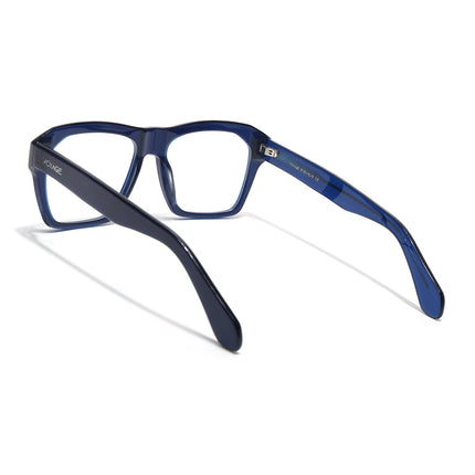 Voyage Glaze Blue Wayfarer Acetate Eyeglasses for Men & Women (FPK26028FMG8679)
