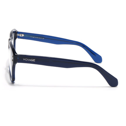 Voyage Glaze Blue Wayfarer Acetate Eyeglasses for Men & Women (FPK26028FMG8679)