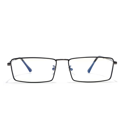 Voyage Grey Rectangle Eyeglasses for Men & Women (G025FMG8075)