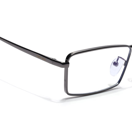 Voyage Grey Rectangle Eyeglasses for Men & Women (G025FMG8076)