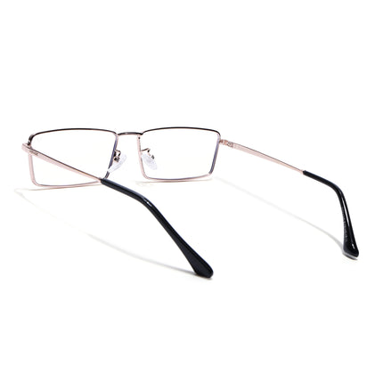 Voyage Rose Gold Rectangle Eyeglasses for Men & Women (G025FMG8078)