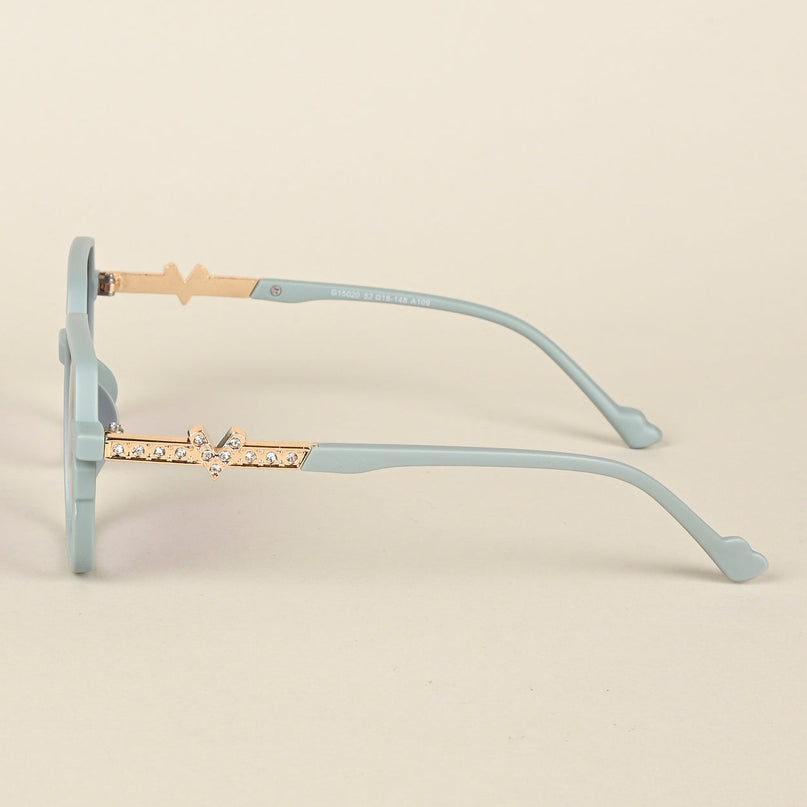 Purple & Clear Square Sunglasses - MG4233