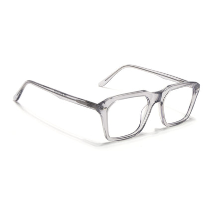 Goeye Grey Square Acetate Eyeglasses for Men & Women (GO173GE1673-C3)
