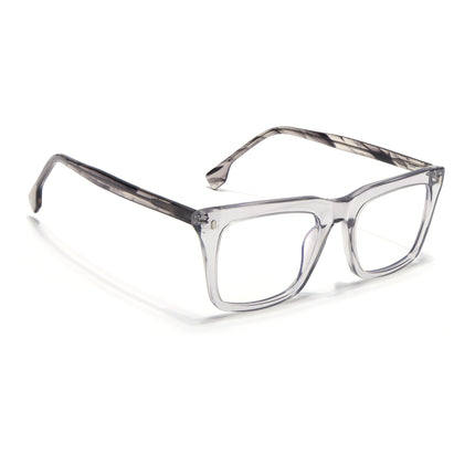 Goeye Grey Square Acetate Eyeglasses for Men & Women (GO178GE1679-C3)