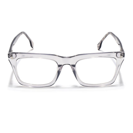 Goeye Grey Square Acetate Eyeglasses for Men & Women (GO178GE1679-C3)