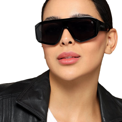 Supremo - Black Oversize Sunglasses (ID2329CL860)