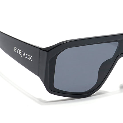 Supremo - Black Oversize Sunglasses (ID2329CL860)