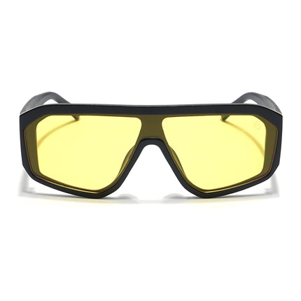 Supremo - Black Oversize Sunglasses I Yellow Lenses (ID2329CL861)