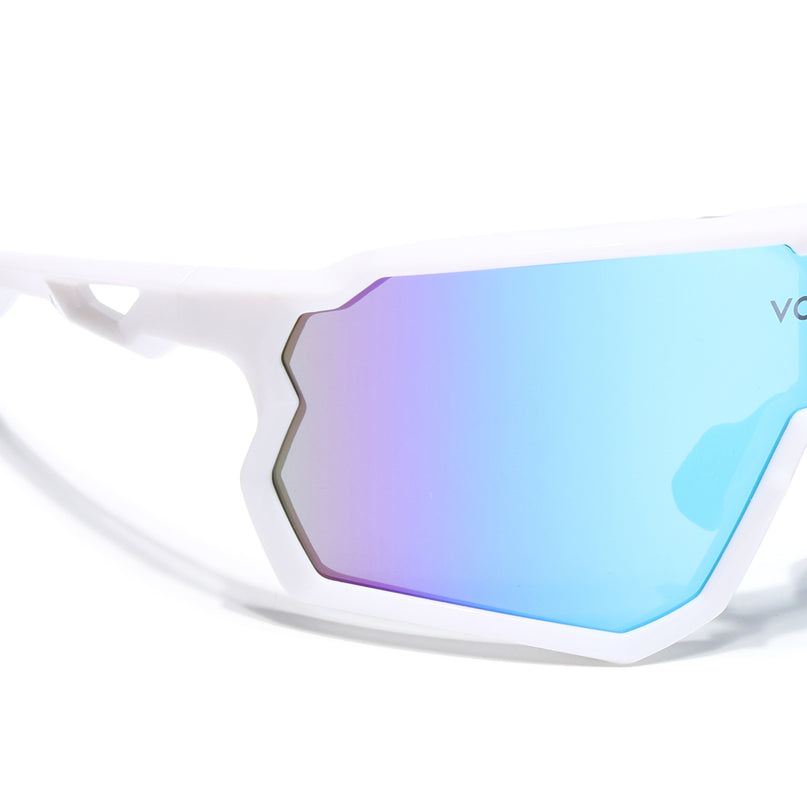 Voyage Select Drift Sunglasses (Multicolor Lens | White Frame - SLMG6337)