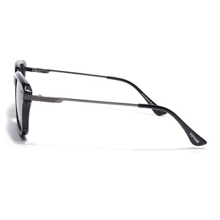 Wayfarer Polarized Sunglasses for Men & Women (Black Lens | Black Frame - PMG7896)