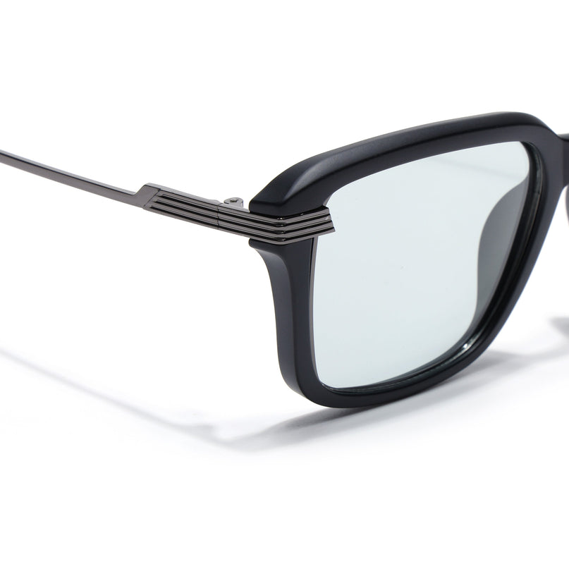Wayfarer Polarized Sunglasses for Men & Women (Olive Lens | Black Frame - PMG7898)